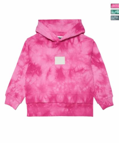 MM6 Maison Margiela(エムエムシックス)Kids & Junior ブランドロゴタイダイ柄フーディーパーカー