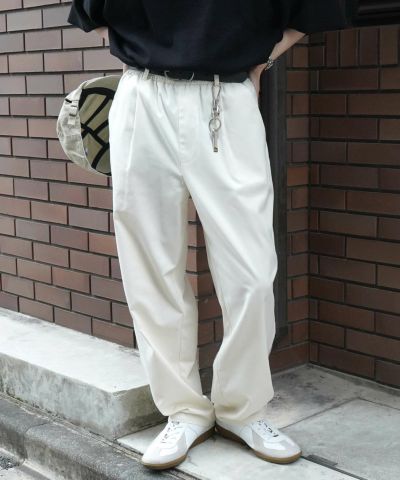 ILL’S（イルズ）ワイドテーパード リラックスイージー シェフパンツ ワークパンツ