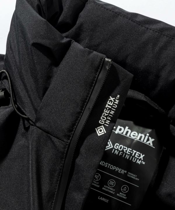 phenix(プラスフェニックス)スラッシュポケットダウンジャケット