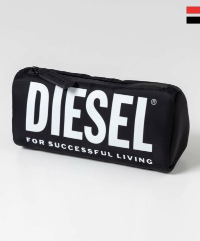 DIESEL(ディーゼル)Kids & Junior ブランドロゴファスナーポーチ