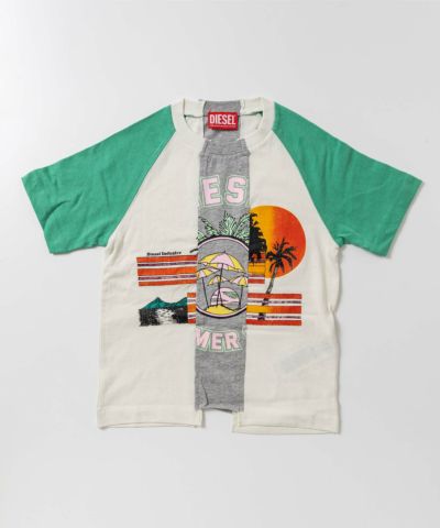 DIESEL(ディーゼル)Kids & Junior ブランドロゴグラフィック半袖Tシャツカットソー
