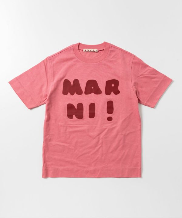MARNI（マルニ）Kids & Junior ブランドロゴ半袖Tシャツ