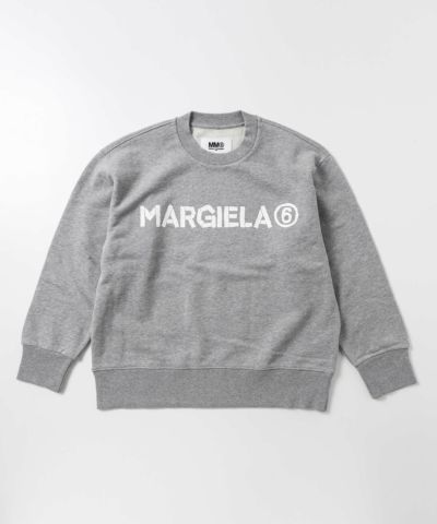 MM6 Maison Margiela(エムエムシックス)Kids & Junior ブランドロゴ長袖スウェットプルオーバー