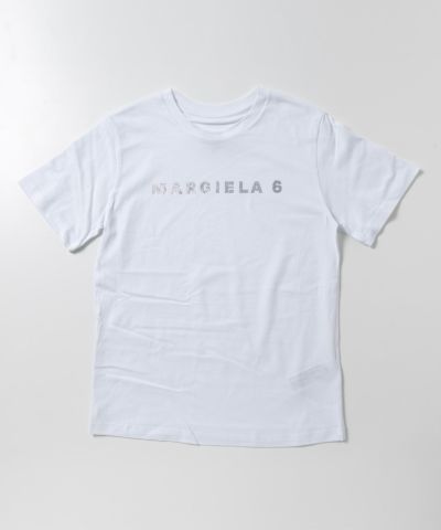MM6 Maison Margiela(エムエムシックス)Kids & Junior ブランドロゴ半袖Tシャツカットソー