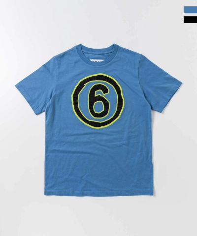 MM6 Maison Margiela(エムエムシックス)Kids & Junior ブランドロゴ半袖Tシャツカットソー