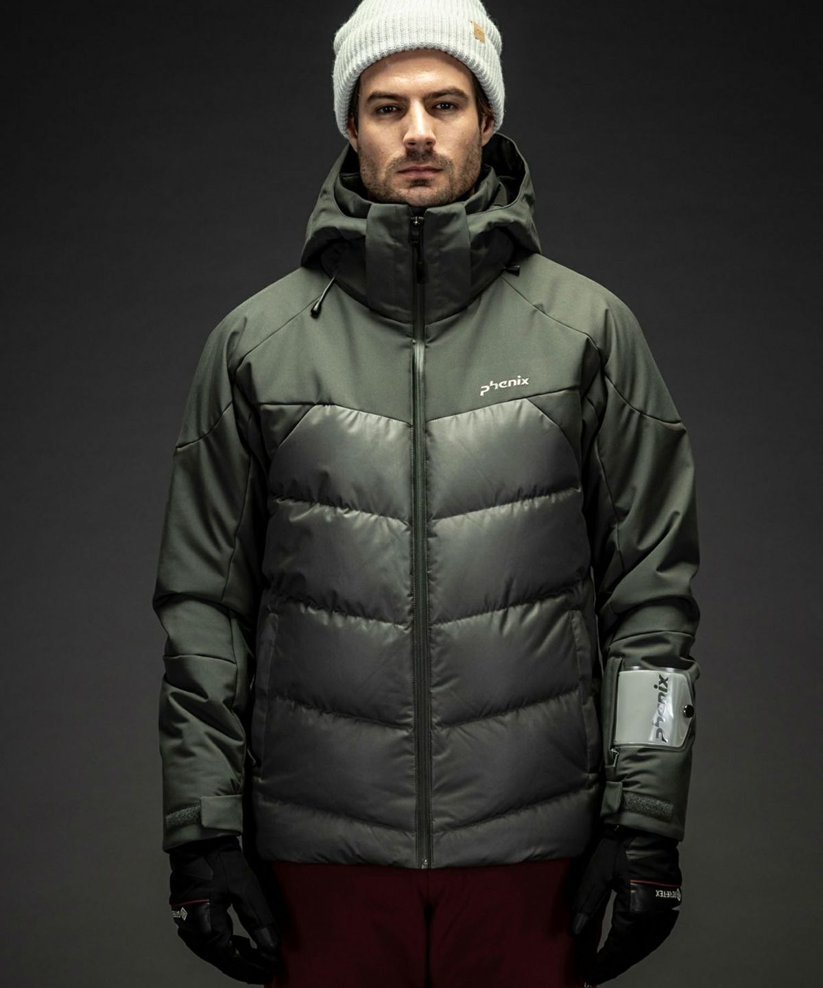 Phenix【極美品】スキー　ウェア　ジャケット　Ｌ　グレー Phenix【極美品】スキーウェアジャケットLグレー