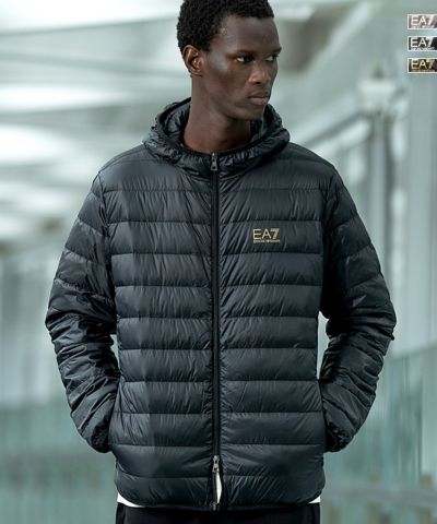 EMPORIO ARMANI EA7(イーエーセブン)ダウンジャケット/パッカブル/ライトダウン/インナーダウン/TRAIN CORE ID M DOWN LIGHT HOODED JACKET
