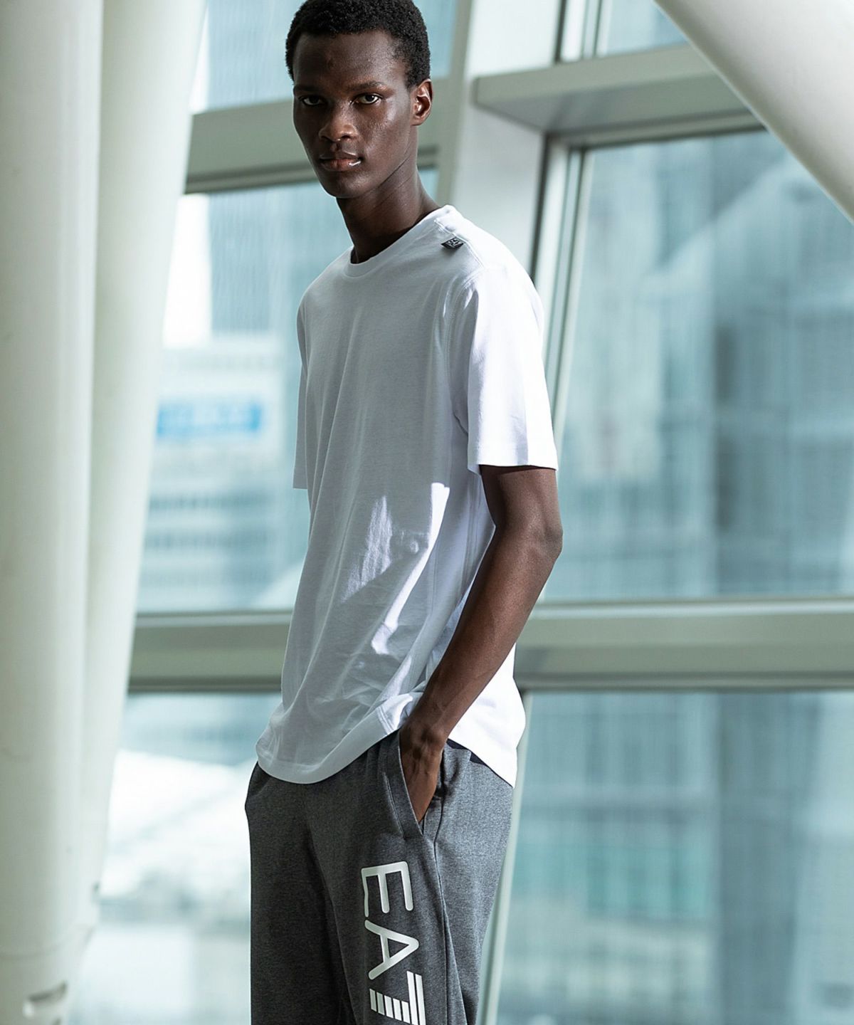 EMPORIO ARMANI EA7(イーエーセブン)ロゴTシャツ/半袖/クルー