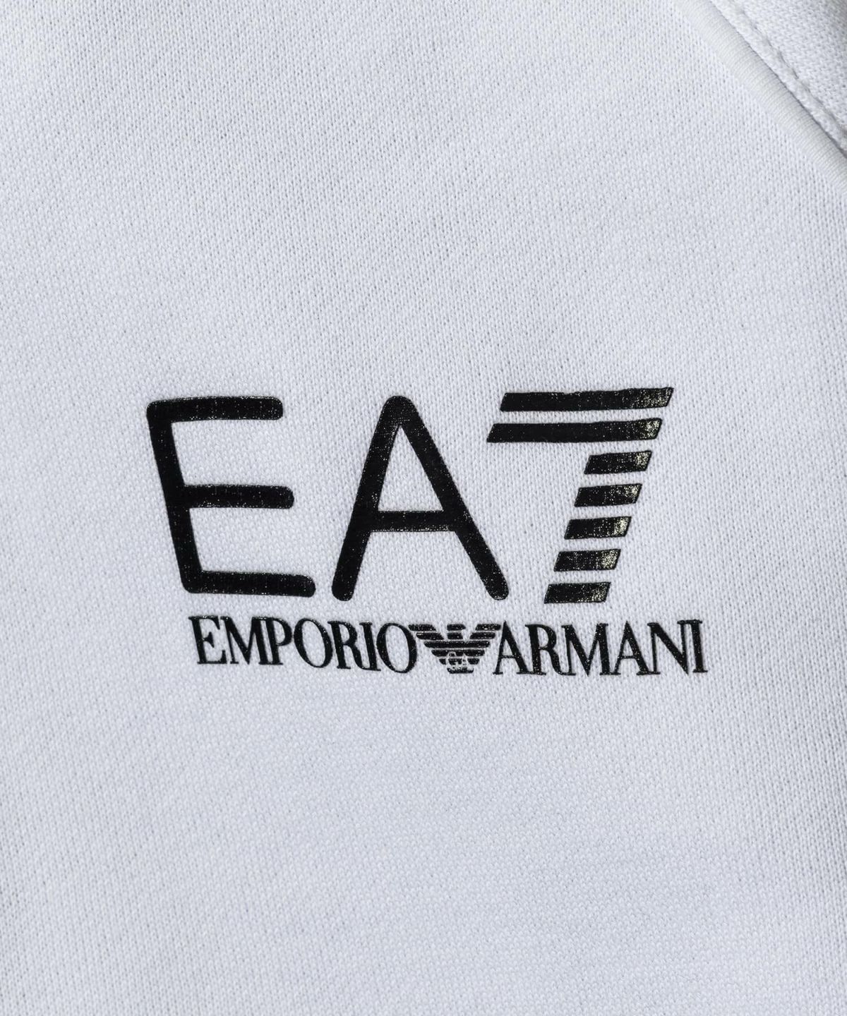 EMPORIO ARMANI マウンテンパーカー テープロゴ モノグラム L相当