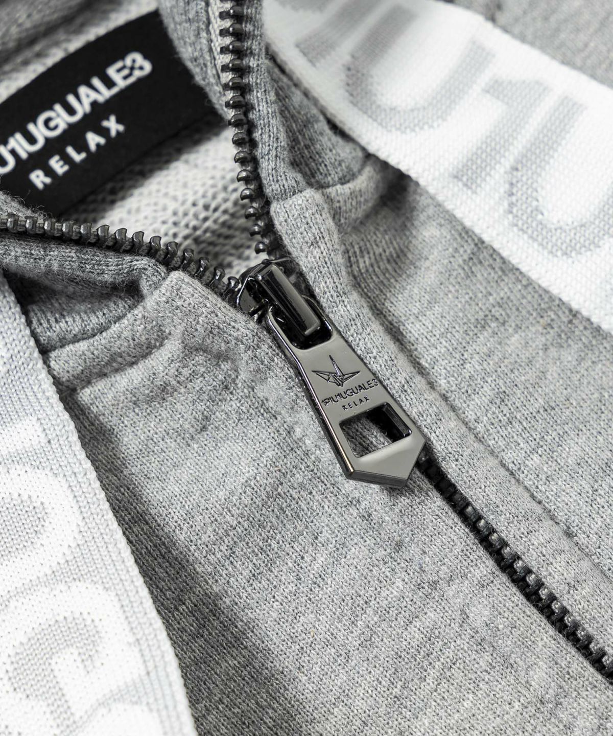 1PIU1UGUALE3 クレイジー　ベージュ・ブラウン長袖　XL 現行モデル 1PIU1UGUALE3 RELAX(ウノピゥウノウグァーレトレ リラックス)ヘビー