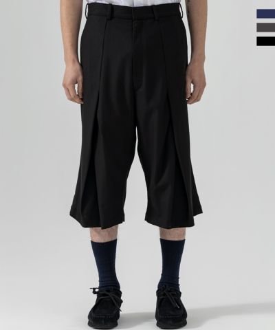 D.Nart.Ampta(ディー・ナート・アンプタ)5Tack  Short Pants/ショートパンツ/タック/バミューダショーツ 4月下旬お届け