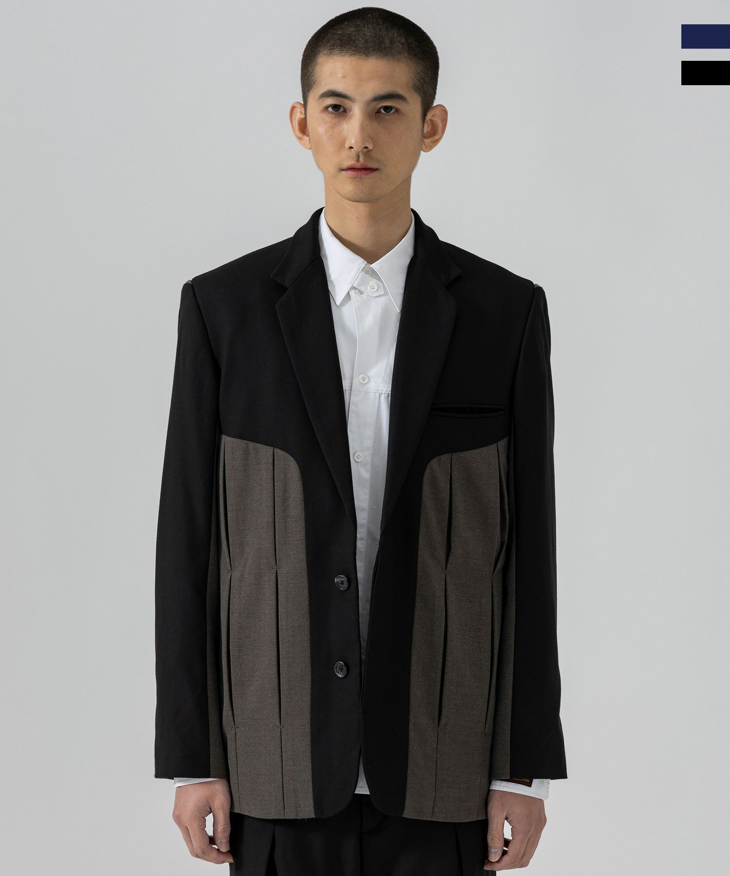 D.Nart.Ampta(ディー・ナート・アンプタ)Pleats Jacket/プリーツ 