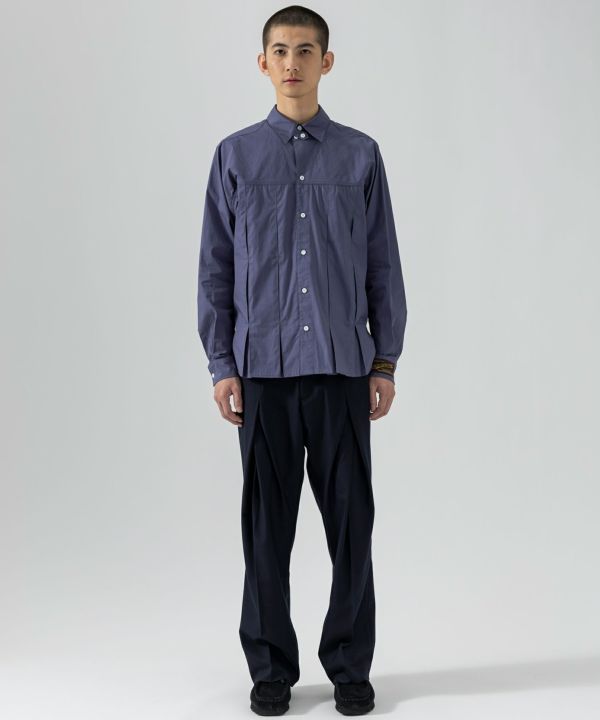 D.Nart.Ampta(ディー・ナート・アンプタ)Pleats L/S Shirt/シャツ/長袖