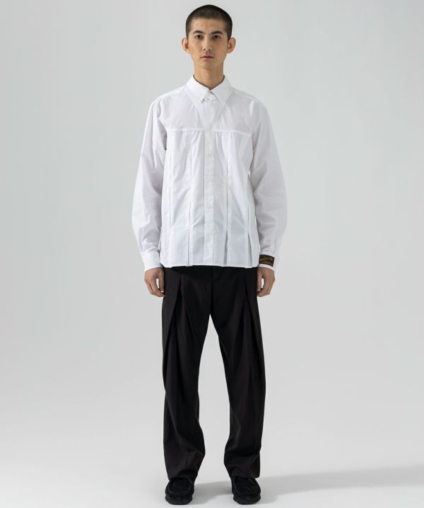 D.Nart.Ampta(ディー・ナート・アンプタ)Pleats L/S Shirt/シャツ/長袖