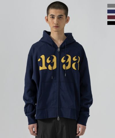 D.Nart.Ampta(ディー・ナート・アンプタ)1998 Patch ZIP Hoodie/スウェット/パーカー/ロゴ/ジップフーディー