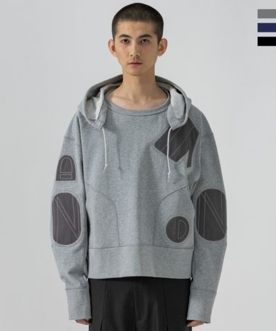 D.Nart.Ampta(ディー・ナート・アンプタ)Patch Work Hoodie/スウェット/フーディー/パーカー/プルオーバー