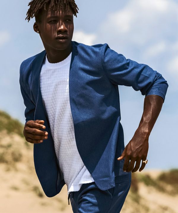 1PIU1UGUALE3 RELAX テックリーノセットアップ 1PIU1UGUALE3 RELAX セットアップ ビッグファスナー コード刺繍 綺麗