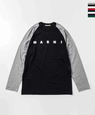 MARNI（マルニ）Kids & Junior ブランドロゴ長袖Tシャツカットソー