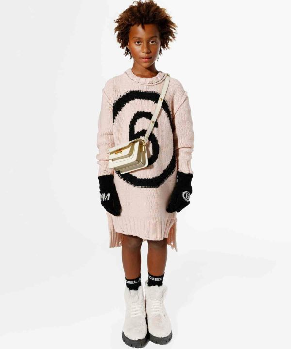 マルジェラ　キッズ　12Y ニットワンピース MM6 ワンピース Maison Margiela(エムエムシックス メゾン