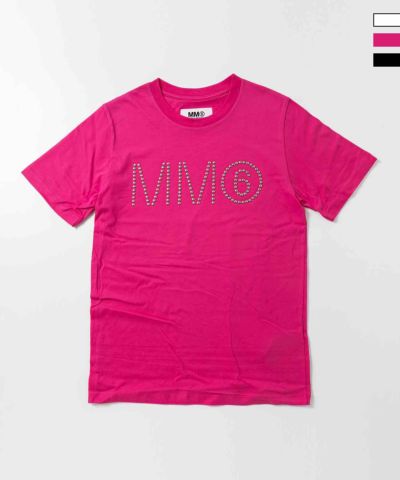 MM6 Maison Margiela(エムエム6 メゾン マルジェラ)Kids & Junior ブランドロゴ半袖Tシャツカットソー