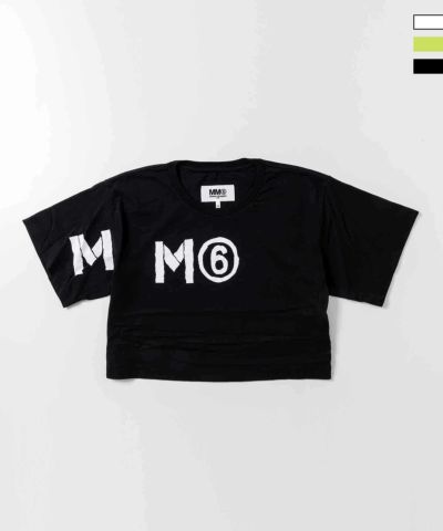 MM6 Maison Margiela(エムエム6 メゾン マルジェラ)Kids & Junior ブランドロゴ半袖Tシャツカットソー