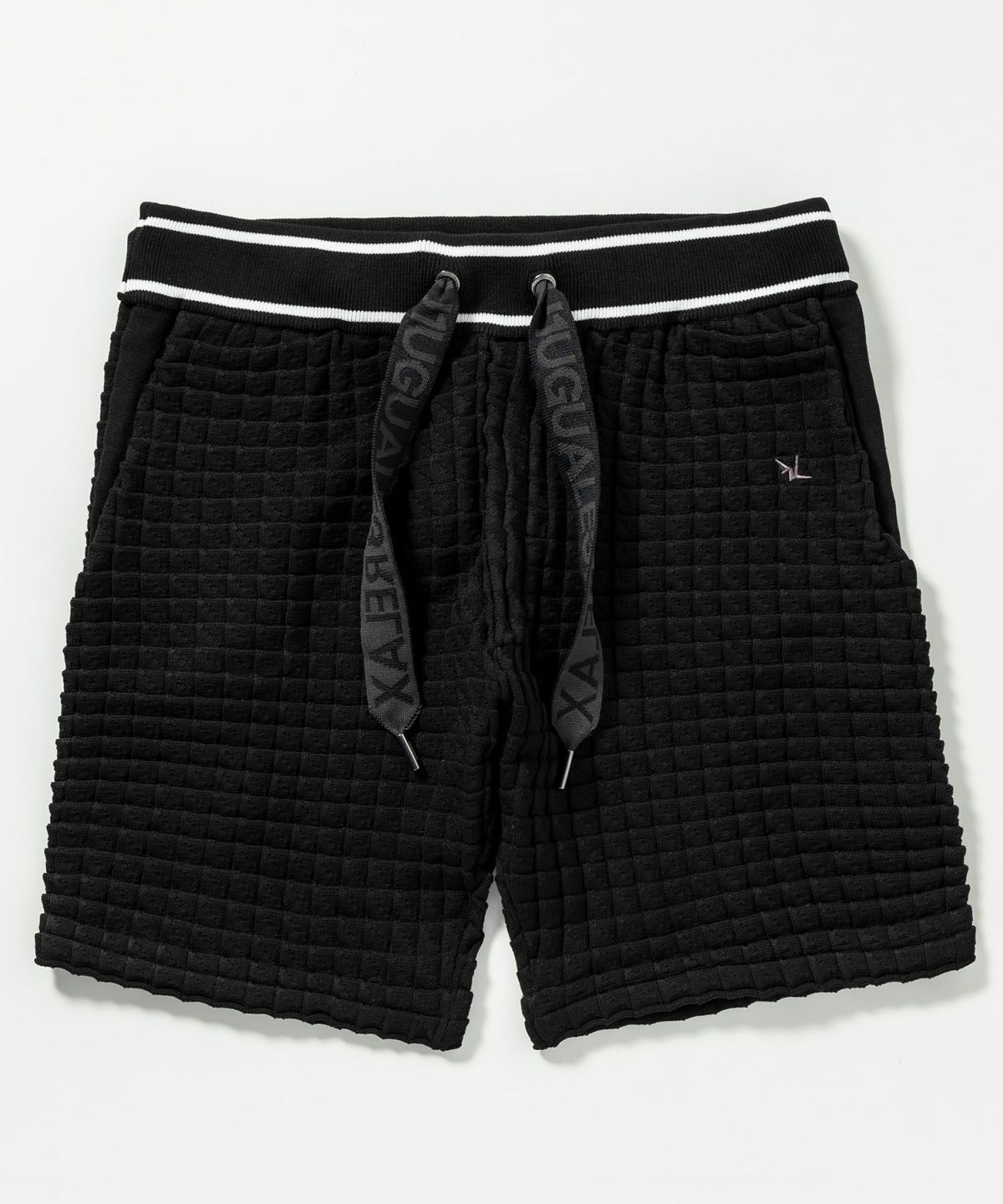 国内発送【1PIU1UGUALE3 RELAX】スクエアパターンニットショーツ 新品 1PIU1UGUALE3 RELAX スクエアパターンニットショーツ