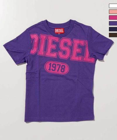 DIESEL(ディーゼル)Kids & Junior ブランドロゴ半袖Tシャツカットソー