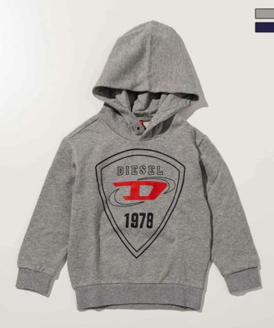DIESEL(ディーゼル)Kids & Junior ブランドロゴフーディーパーカープルオーバー