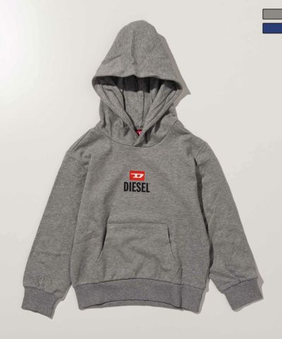 DIESEL(ディーゼル)Kids & Junior ワンポイントフーディーパーカープルオーバー