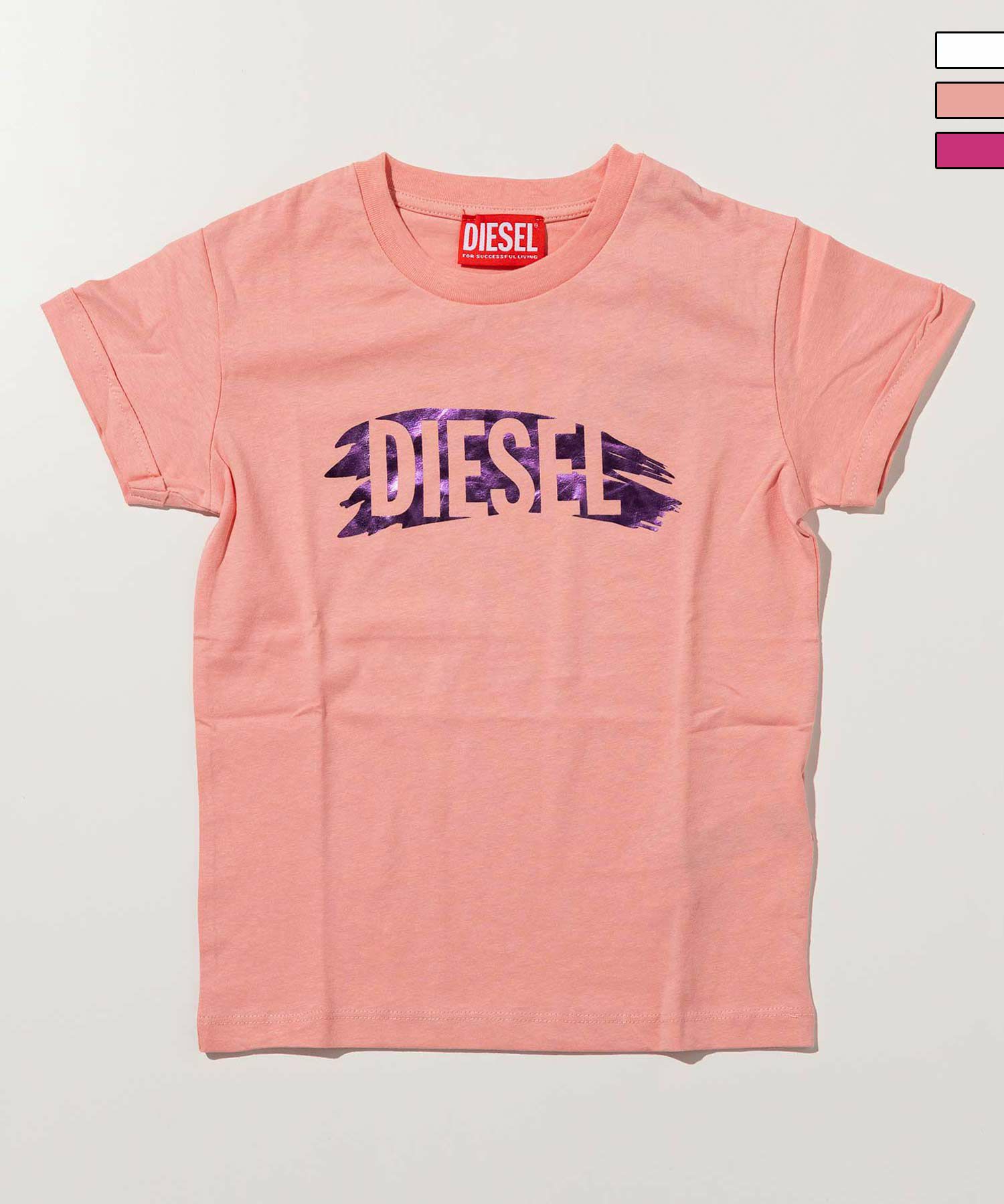 DIESEL(ディーゼル)Kids & Junior ブランドロゴ半袖Tシャツカットソー 