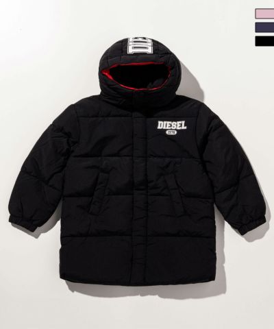 DIESEL（ディーゼル）Kids & Junior ブランドロゴダウンジャケットコート