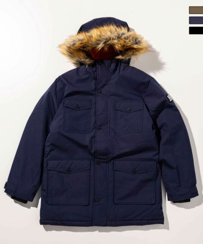 DIESEL（ディーゼル）Kids & Junior ファー付きパデッドジャケットコート