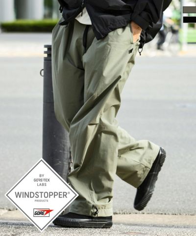 +phenix(プラスフェニックス)WEATHER PROOF OVER PANTS ウェザープルーフオーバーパンツ / WINDSTOPPER(R) プロダクト by GORE TEX LABS（防風 / 耐水)