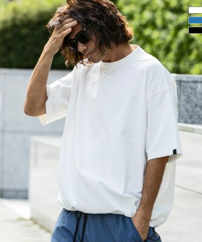 +phenix(プラスフェニックス)DRY DRAW CORD SHORT SLEEVE T-SHIRTS ドライドローコードショートスリーブTシャツ(吸水速乾 / UPF50＋)