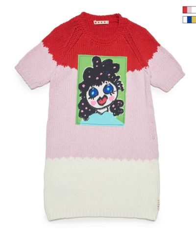 MARNI(マルニ)Kids & Junior グラフィック半袖ワンピース