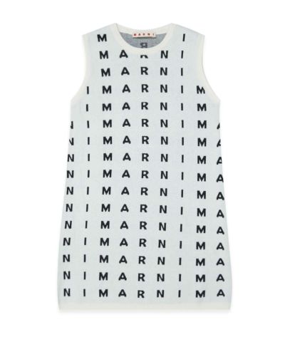 MARNI(マルニ)Kids & Junior ブランドロゴノースリーブワンピース