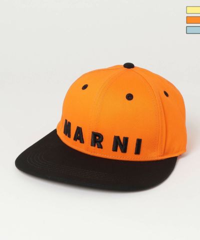 MARNI(マルニ)Kids & Junior ブランドロゴキャップ帽子