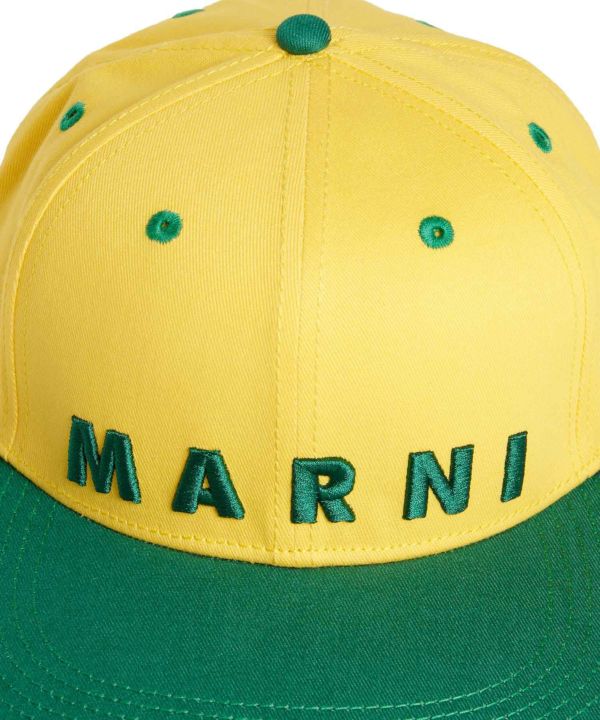 MARNI(マルニ)Kids & Junior ブランドロゴキャップ帽子