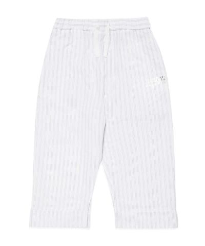 MM6 Maison Margiela(エムエムシックス)Kids & Junior ワンポイントブランドロゴストライプパンツ