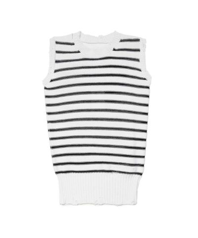 MM6 Maison Margiela(エムエムシックス)Kids & Junior ボーダーベスト