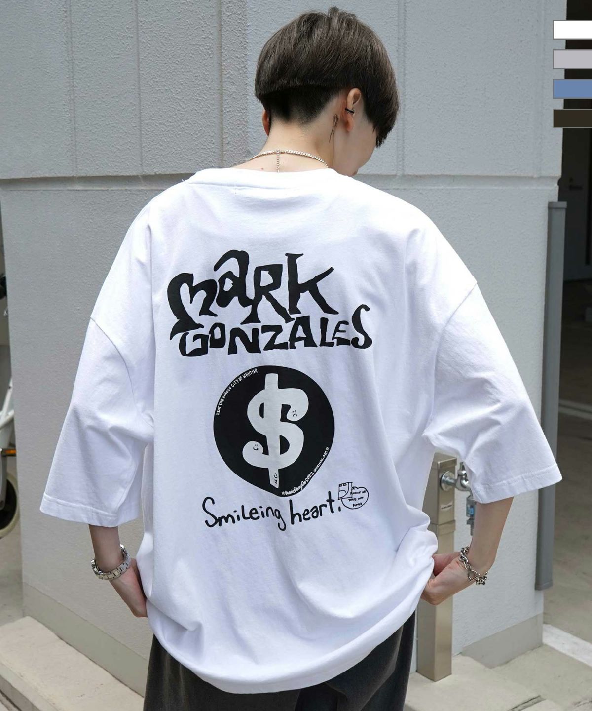 芸能人愛用 MARK GONZALES ARTWORK COLLECTION(マーク ゴンザレス)フロント フラワー・リース