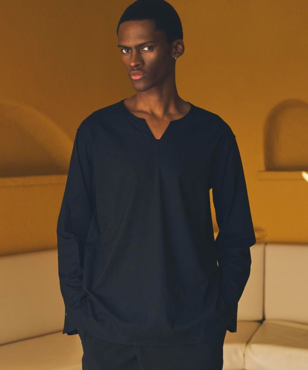 シーディーエム バイ カルぺディエム（CDM BY CARPEDIEM）/C DIEM キーネックロングスリーブTシャツ C DIEM(カルペディエム)キーネックロングスリーブTシャツ | SHIFFON