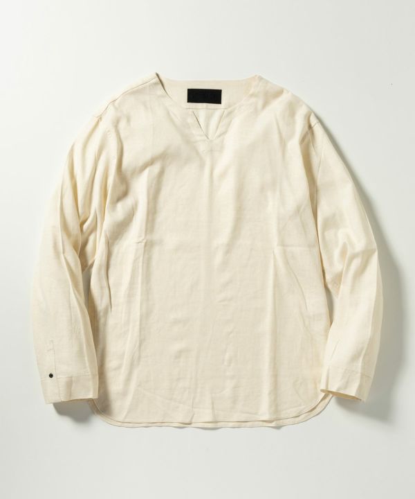 C DIEM(カルペディエム)キーネックロングスリーブTシャツ | SHIFFON