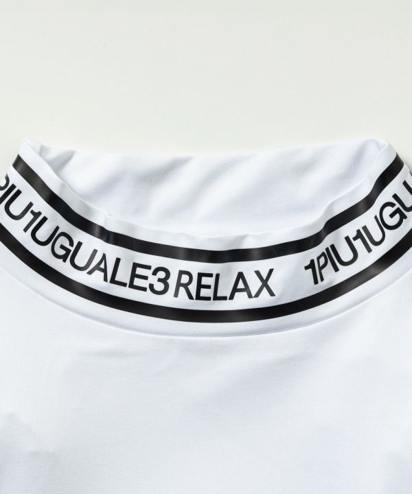 国内発送【1PIU1UGUALE3 RELAX】ネックロゴ長袖ラッシュガード 1PIU1UGUALE3 RELAX ウノピゥウノウグァーレトレ リラックス 袖