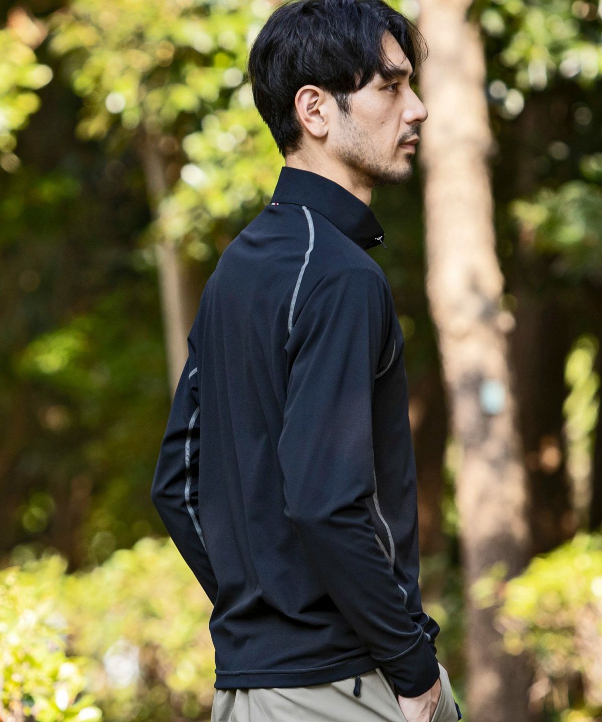 phenix outdoor(フェニックスアウトドア)HALF ZIP LONG SLEEVE T