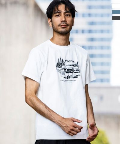 phenix OUTDOOR(フェニックスアウトドア)PHENIX T-SHIRTS フェニックスTシャツ(速乾/ストレッチ/日焼け防止/快適/抗菌/防臭)