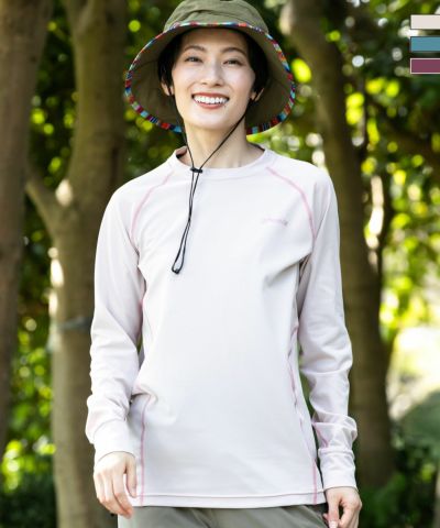 phenix OUTDOOR(フェニックスアウトドア)CREW NECK LONG SLEEVE T-SHIRTS クルーネック長袖Tシャツ(速乾/ストレッチ/快適/抗菌/防臭)