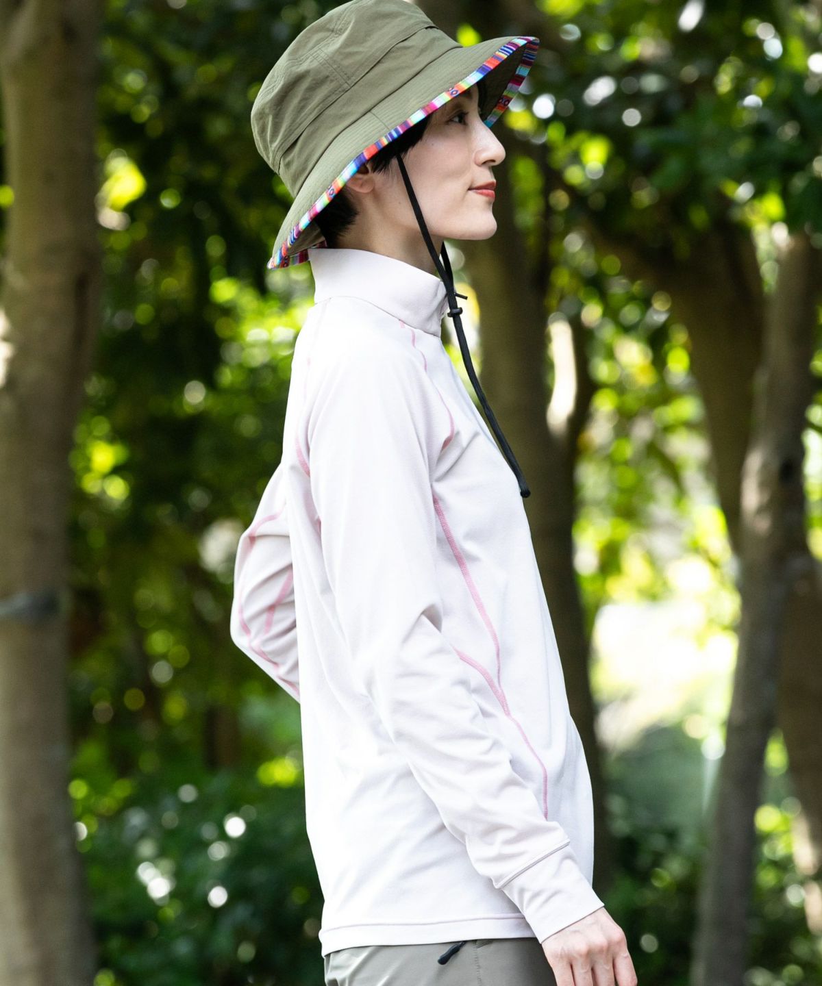 phenix outdoor(フェニックスアウトドア)HALF ZIP LONG SLEEVE T