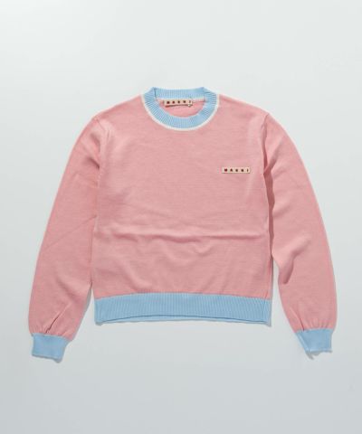 MARNI(マルニ)Kids & Junior ワンポイントブランドロゴニットセーター
