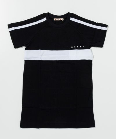 MARNI(マルニ)Kids & Junior ワンポイントブランドロゴ半袖Tシャツカットソー